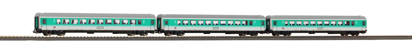 Piko 72260 - H0 - 3-tlg. Set Personenwagen, DB, Ep. IV